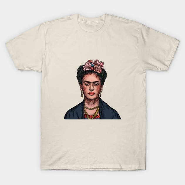 Frida Kahlo T-Shirt by SimonPdv